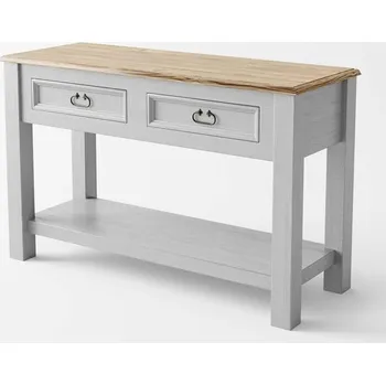 Šatní skříň Konzolový stolek Hacienda Grey z masivu Barevné provedení: šedá - šedá
