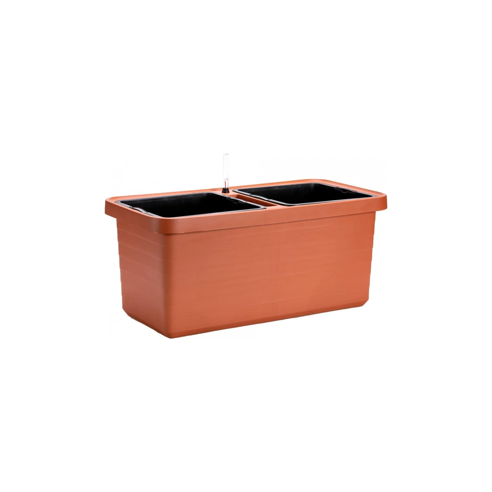 Fotografie 2 - Truhlík Plastia Berberis Duo terakota