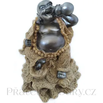 Buddha Feng Shui soška pískovec 3/10