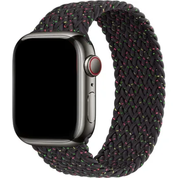 Příslušenství k chytrým hodinkám eses Pletený navlékací řemínek pro Apple Watch 38mm/40mm/41mm/42mm - velikost M Barva: černá unity