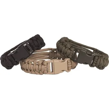 Vybavení pro přežití Náramek Mil-Tec Paracord coyote - XL