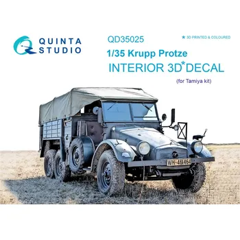 Plastikový model 1/35 Krupp Protze 3D-Print&col.Interior (TAM)