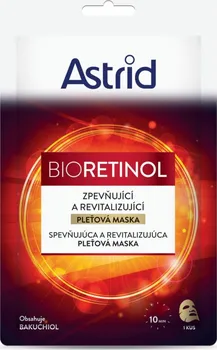 Pleťová maska Astrid Bioretinol zpevňující a revitalizující pleťová maska 20 ml
