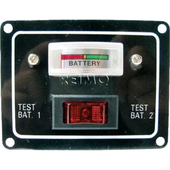 Přepínač baterky s testem