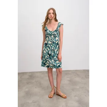 Dámské šaty Vamp - Elegantní dámské šaty 16454 - Vamp green lagoon S
