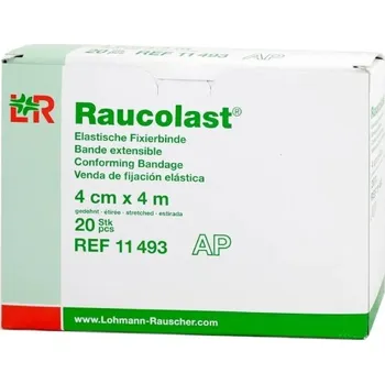 Elastické obinadlo – Raucolast, 4 cm x 4 m, 20 ks