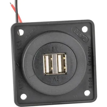 Elektrická zásuvka Berker USB dvojzásuvka Integro Antracit