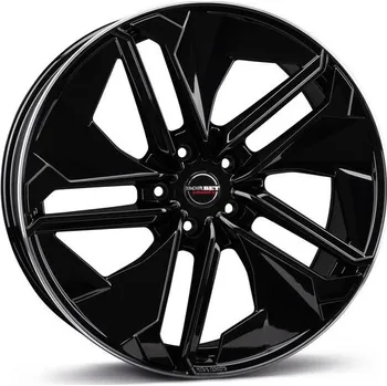 Alu kolo Alu disk Borbet TX 9x21, 5x120, 72.5, ET45 black rim polished glossy