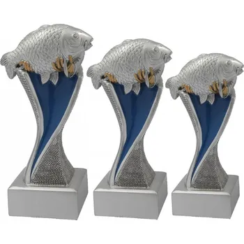 Soška ryba kapr Barva: barevná, Výška: 14 cm