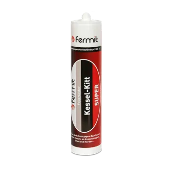 Krbová obestavba FERMIT Kesselkitt černý ohnivzdorný tmel SUPER Kartuše 310 ml