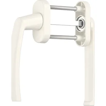 Okenní klika ROTO Balkonový set snížených klik včetně rozetek VICTORY Barva: Krémová RAL 9001