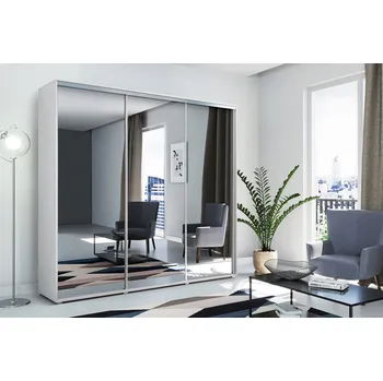 Šatní skříň Šatní skříň Ska A31 XL Barva korpusu: Grafit, Rozměry: 250 cm