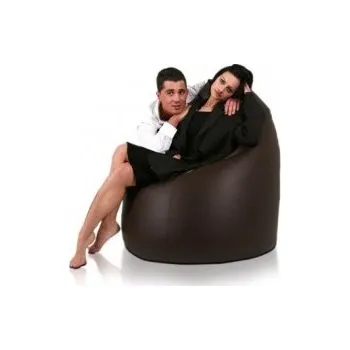 Sedací pytel Sedací vak hruška tmavě hnědá TiaHome