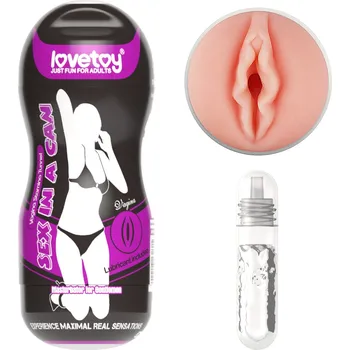 LoveToy Sex In A Can Vagina Stamina Tunnel Flesh
