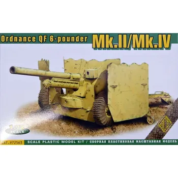 Plastikový model 1/72 Ordnance QF 6-pounder Mk.II/Mk.IV