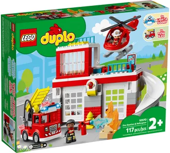 Stavebnice LEGO LEGO Duplo 10970 Hasičská stanice a vrtulník