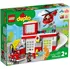 Stavebnice LEGO LEGO Duplo 10970 Hasičská stanice a vrtulník