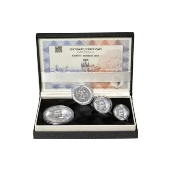 2018 - Proof - Karel IV - sada Ag