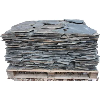 Přírodní kámen Přírodní štípaná břidlice Nera Grigio tl. 10-20 mm, rozměr 10-40 cm (Obklad břidlice Nera Grigio, černo šedá)