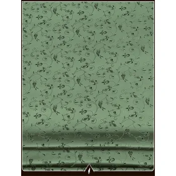 Dekorační látka Elza světle zelená - závěs metrážový, šířka 150 cm. (Prvotřídní kvalita !!! Vyšívaná látka !!!)