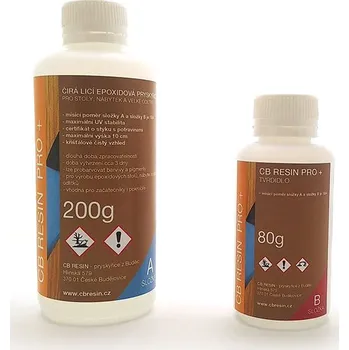 CB RESIN PRO+ 280g čirá licí epoxidová pryskyřice