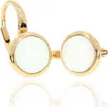 Zlatnictví Helios Zlaté náušnice s opálem