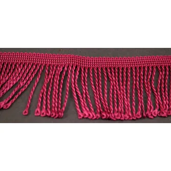 Třásně - staro růžová - šíře 6 cm