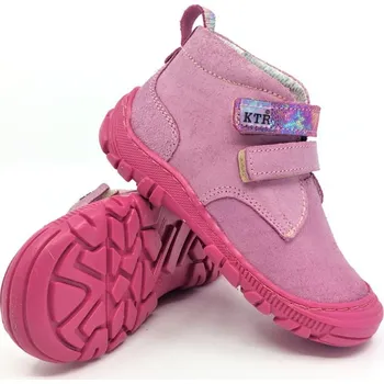 Dívčí polobotky Dětské boty KTR 164 EKO růžová 23, Vnitřní délka boty: 14,9 cm