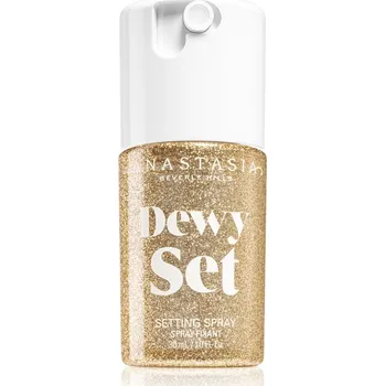 Make-up Anastasia Beverly Hills Dewy Set Setting Spray Mini rozjasňující mlha na obličej s vůní Coconut & Vanilla 30 ml