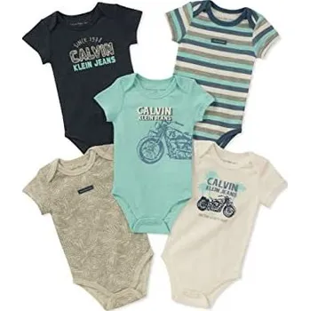 Kojenecká souprava Calvin Klein bodýčka pro chlapečka Janes 5 ks 6 - 9 m