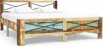 Postel vidaXL Rám postele 160 x 200 cm masivní recyklované dřevo 