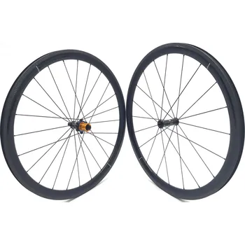 Zapletené kolo 1419g Karbonová zapletená kola PANCHOWHEELS RUSH 38 plášťová, náboje PanchoWheels PRIDE, Sapim CX Ray Typ ořechu: HG Shimano/SRAM