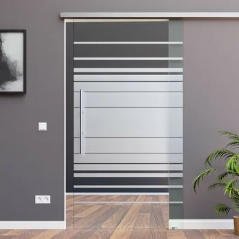 Interiérové dveře Amod Calimero skleněné posuvné dveře 900x2050 mm s madlem