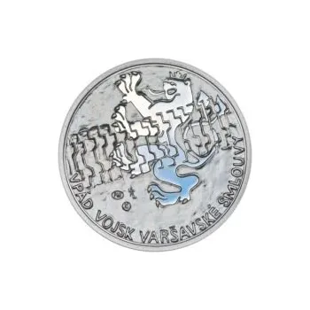 Vpád vojsk Varšavské smlouvy - 21. srpen 1968 - 1oz Ag Proof
