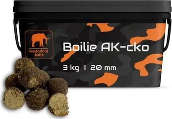 Boilies Mastodont Baits Boilie AK-cko 20 mm/3 kg