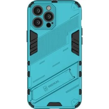 Pouzdro na mobilní telefon Odolný ochranný kryt se stojánkem pro iPhone 13 Pro - modrý