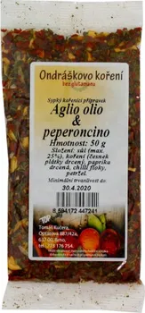 Koření Ondráškovo koření Aglio olio peperoncino 50 g