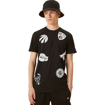tričko New Era Multi Team NBA - Black L
