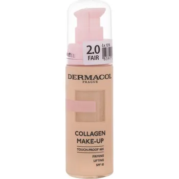 Dermacol Collagen Make-up rozjasňující a hydratační make-up SPF10 20 ml, 2.0 Fair