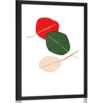 Plakát Dovido Plakát s paspartou listy plné barev