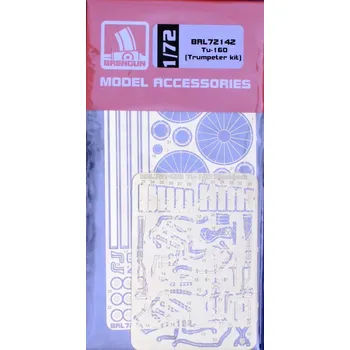Plastikový model Brengun 1/72 Tu-160 - detail PE sets (TRUMP)