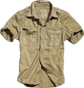 Pánská košile Surplus Raw Vintage s krátkým rukávem khaki