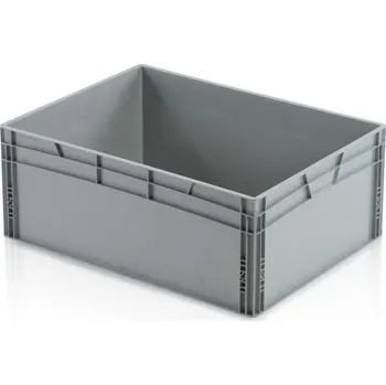 Přepravka na jídlo Plastová Euro přepravka 800x600x320 mm, plný úchyt + doprava zdarma