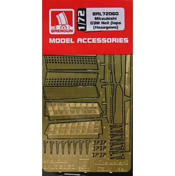 Plastikový model Brengun 1/72 Mitsubishi G3M Nell flaps - PE set (HAS)