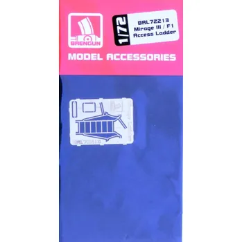 Plastikový model Brengun 1/72 Dassault Mirage ladder (PE set)