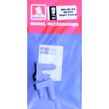 Plastikový model Brengun 1/48 MKXVII Depth Charge (resin & PE set)