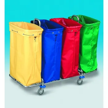 Úklidový vozík Servisní vozík s textilními vaky + doprava zdarma