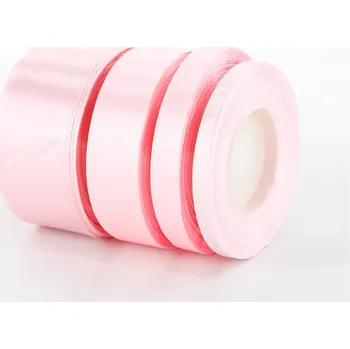 Stuha atlasová 0,6cmx32m sv.růžová (782264)