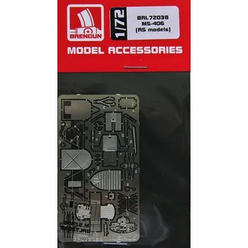 Plastikový model Brengun 1/72 MS-406 - PE set (RSMOD)