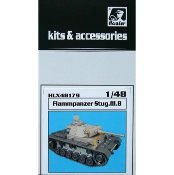 Plastikový model Hauler 1/48 Flammpanzer Stug.III.B Conversion set